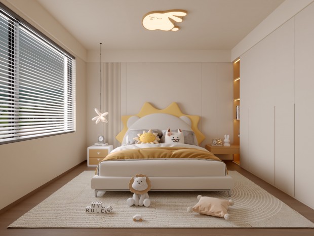 Fornecedor de guarda-roupas infantis monocromáticos modernos