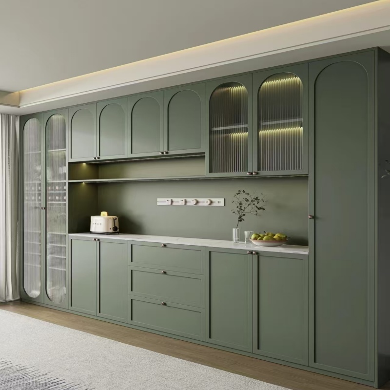 Vitrine éclairée par LED pour salle à manger