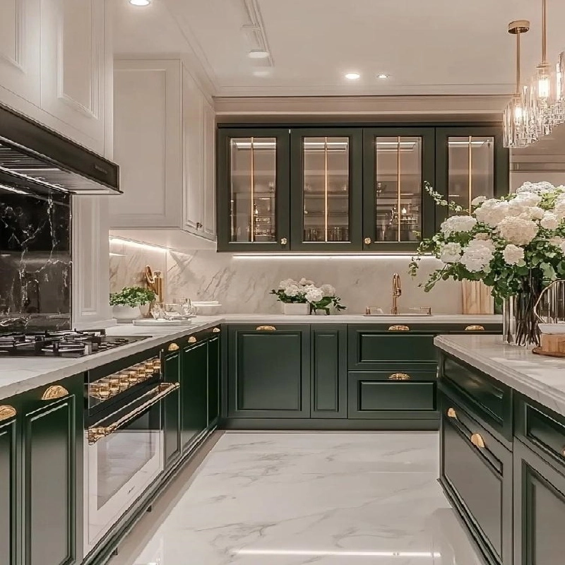 Green Kitchen Doors