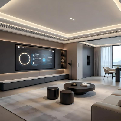 Meuble mural TV minimaliste