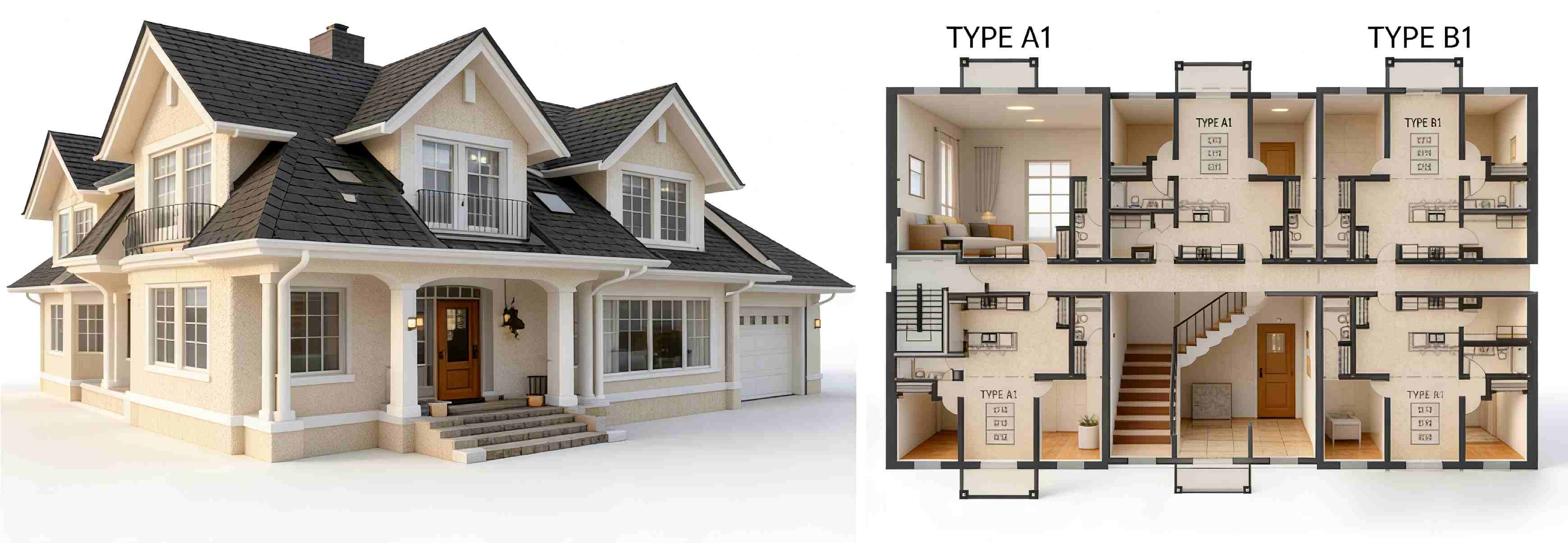 Full house villa customization Full house villa customization