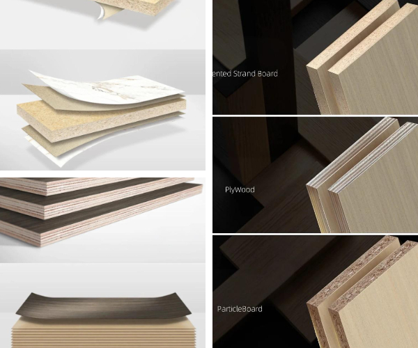 जले हुए नारंगी रंग की रसोई अलमारियाँ