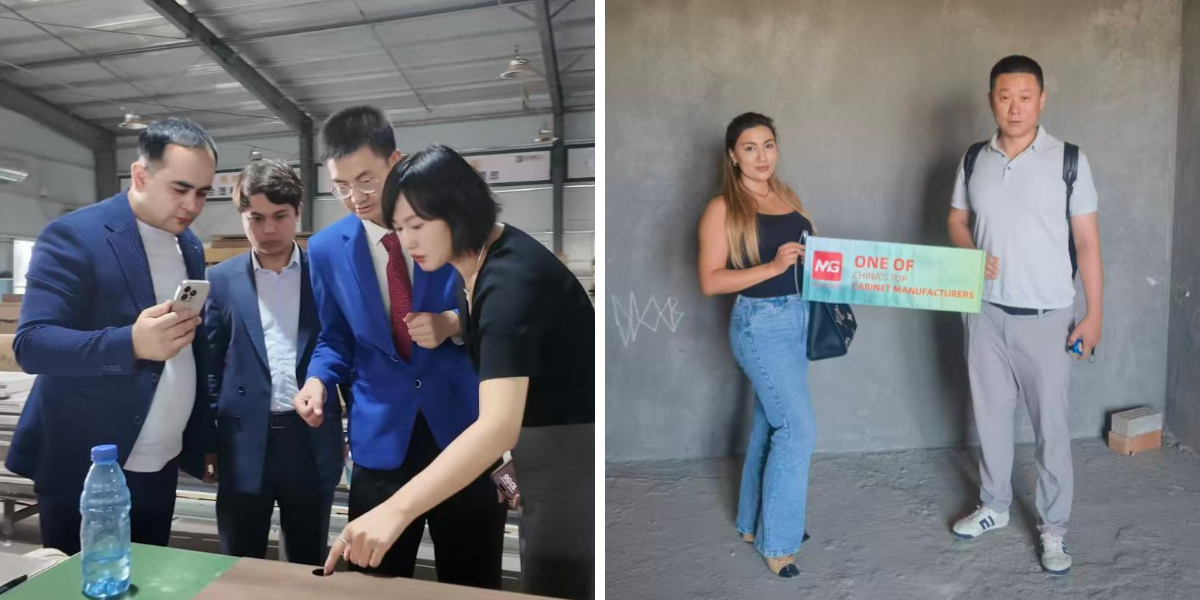 वाइन रैक के साथ साइडबोर्ड