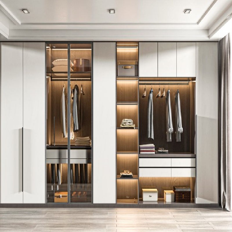 Современный Белый Гардероб