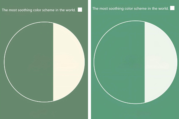 O Esquema de Cores Mais Calmante do Mundo O Esquema de Cores Mais Calmante do Mundo