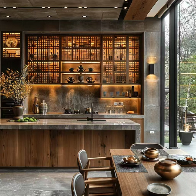 Portes d'armoires en bois massif