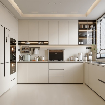 White Kitchen Storage Cabinet