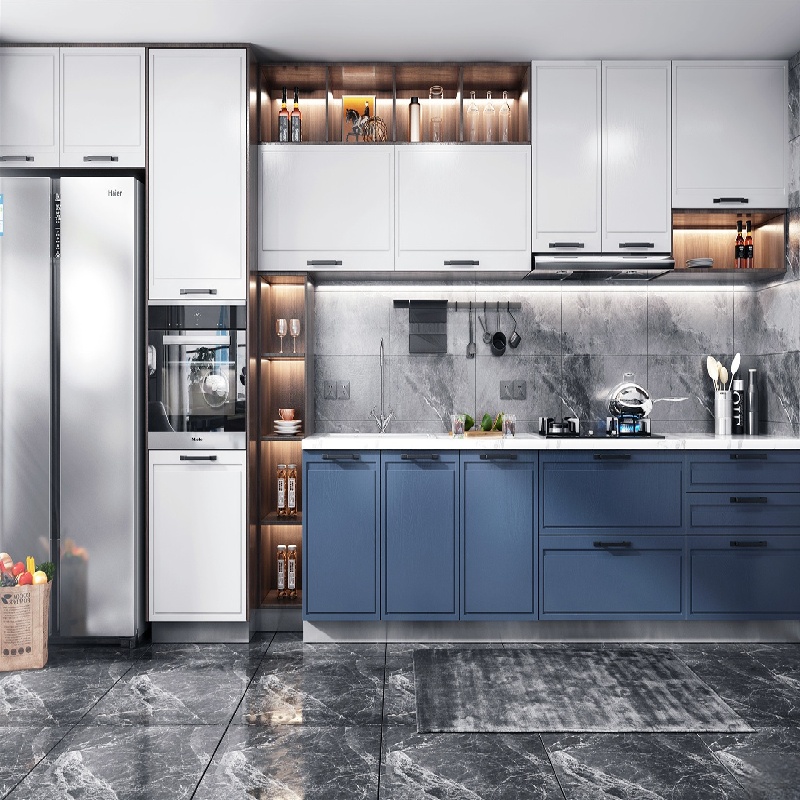 Royal Blue Kitchen Cabinets