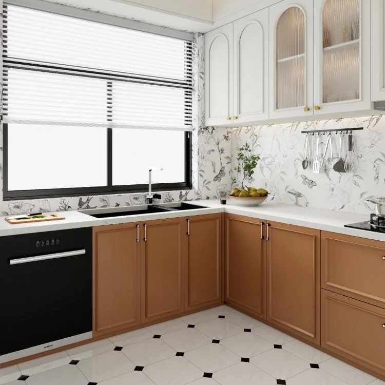 وحدات المطبخ البرتقالية