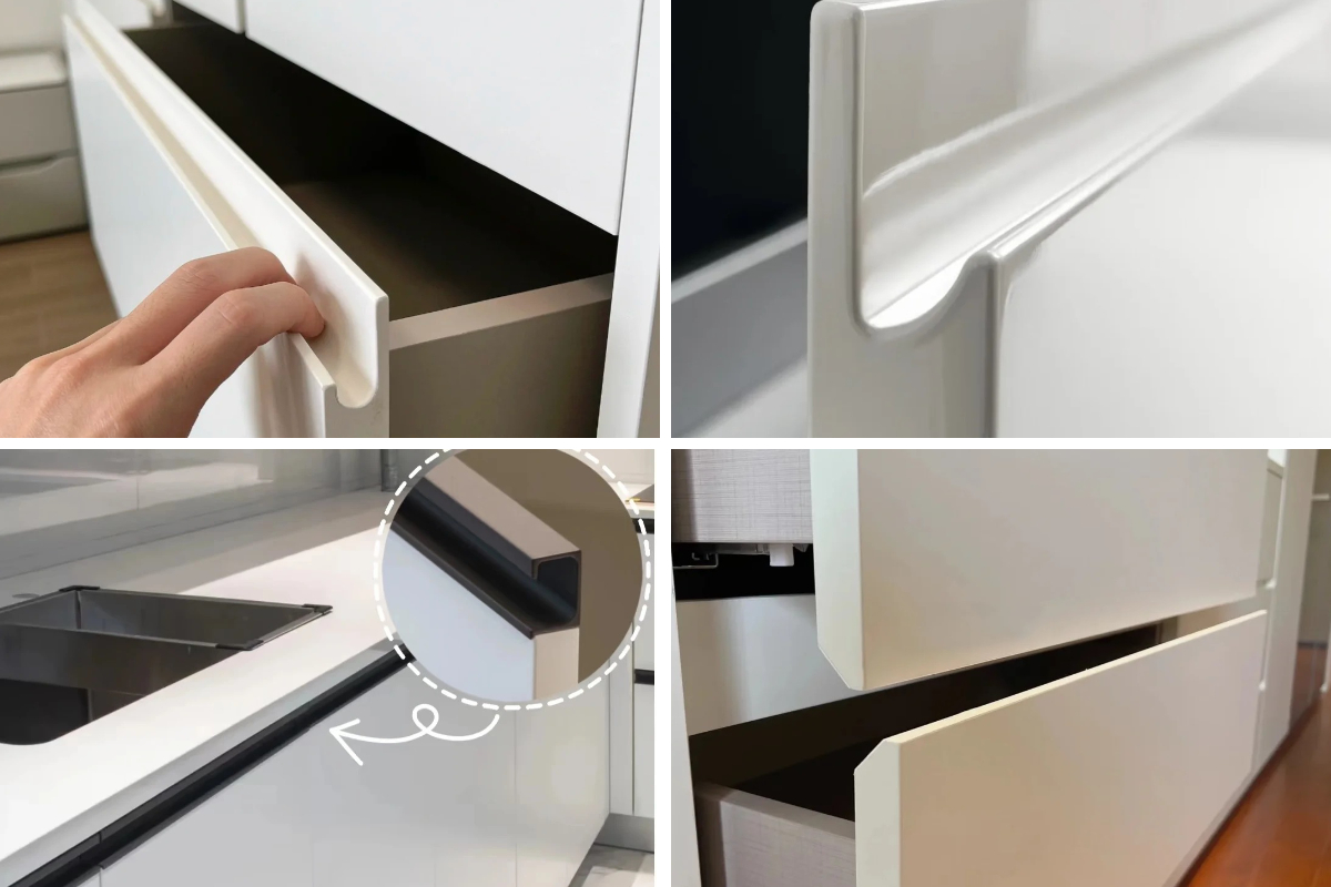 Vantaggi del Design senza Maniglie
