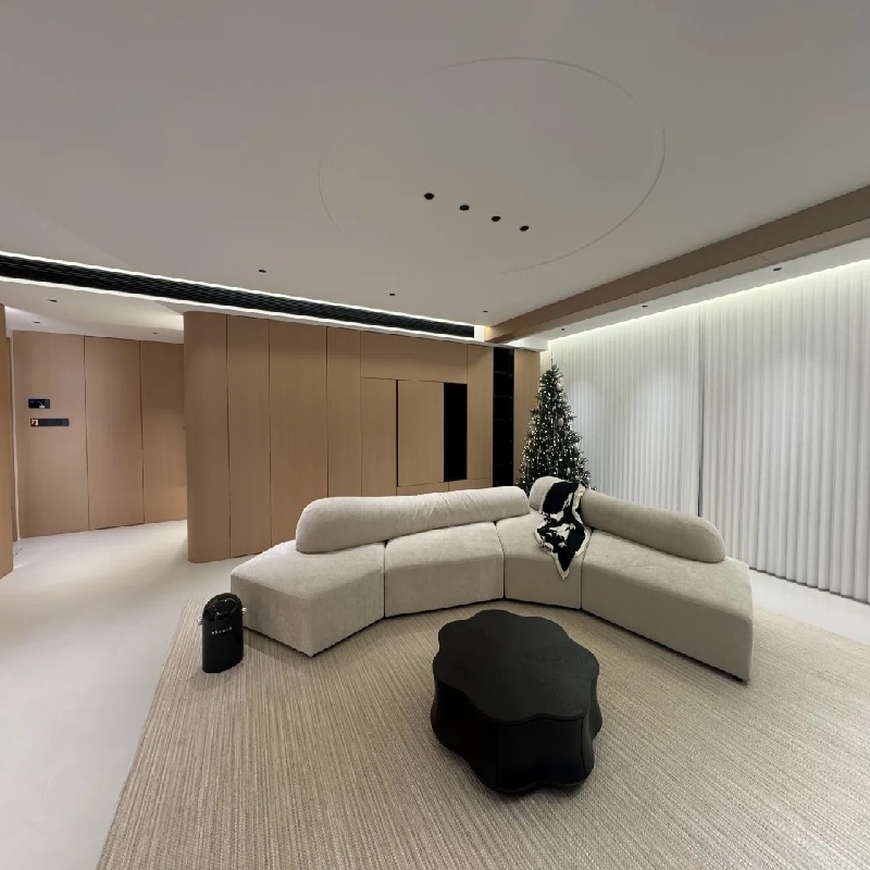 Design de sala de estar de alto padrão