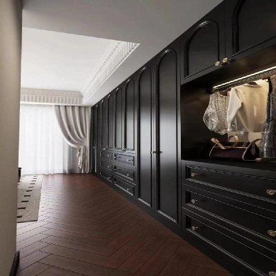 Black Wardrobe Cabinet