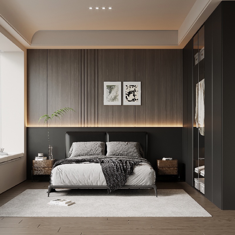 Interno accogliente della camera da letto