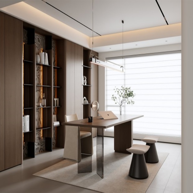 Деревянные книжные полки