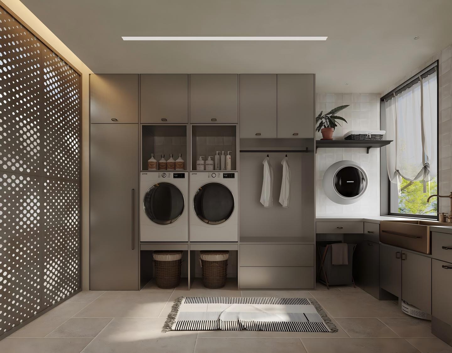 10 Stylish Laundry Room Cabinet Ideas for a Clutter-Free Space - MG Home