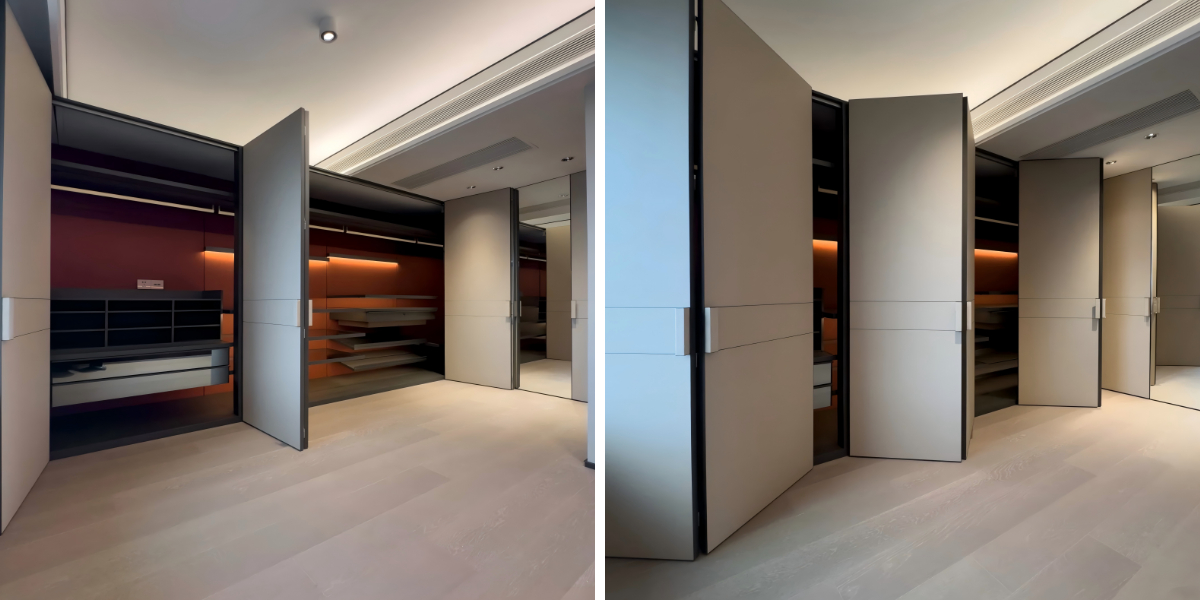 Armario con puertas plegables a medida