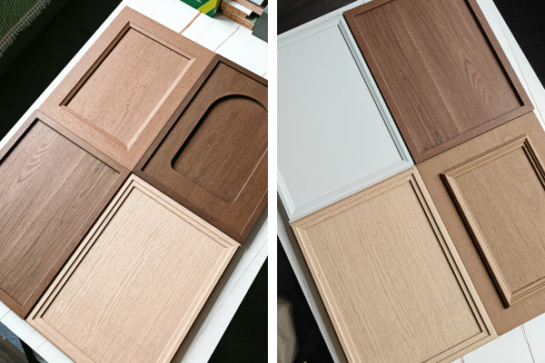 Configurations personnalisables de portes d'armoire et styles de design intérieur moderne