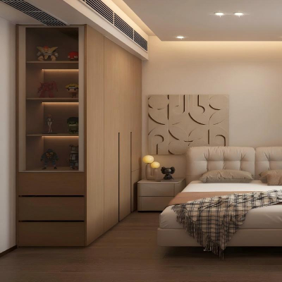 Lemari Pakaian Kayu Minimalis