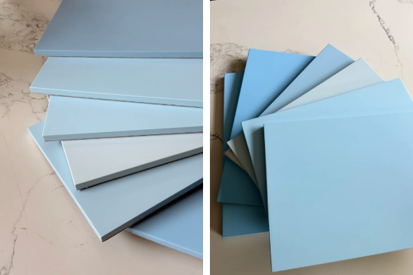 Designkonzept: Die Kunst der blauen Küchenästhetik