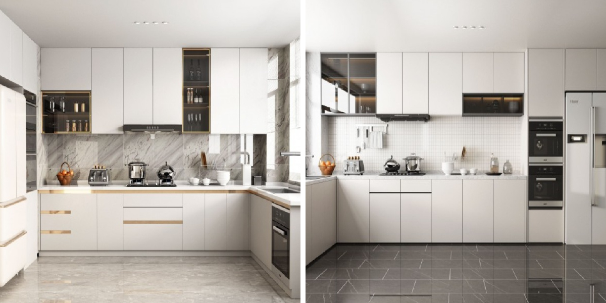 White Farmhouse Kitchen Cabinets