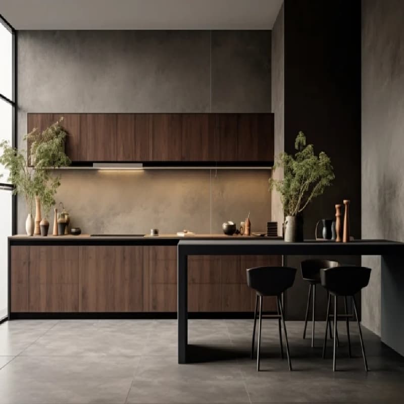 उच्च गुणवत्ता वाले लकड़ी के रसोई कैबिनेट