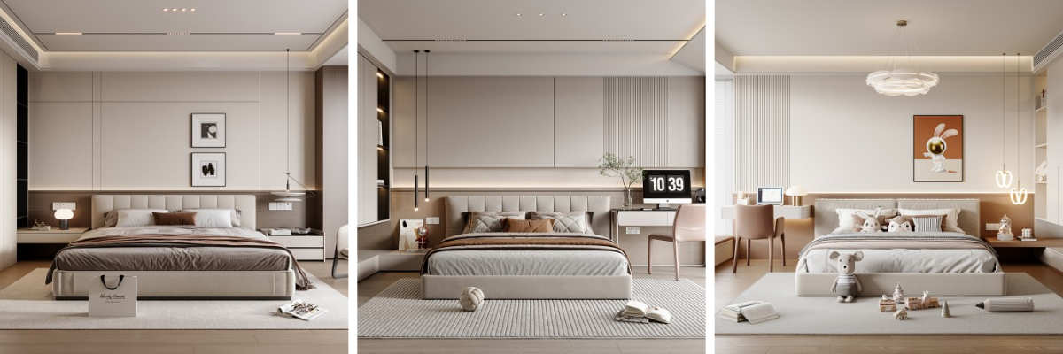 Armoire blanche moderne