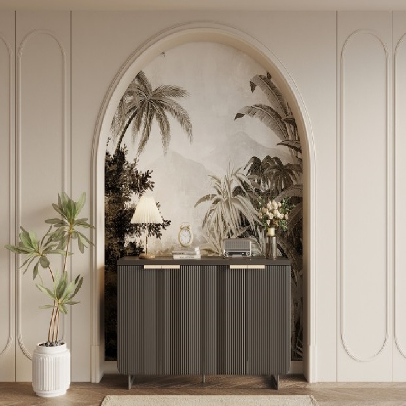 Credenza portaoggetti bianca