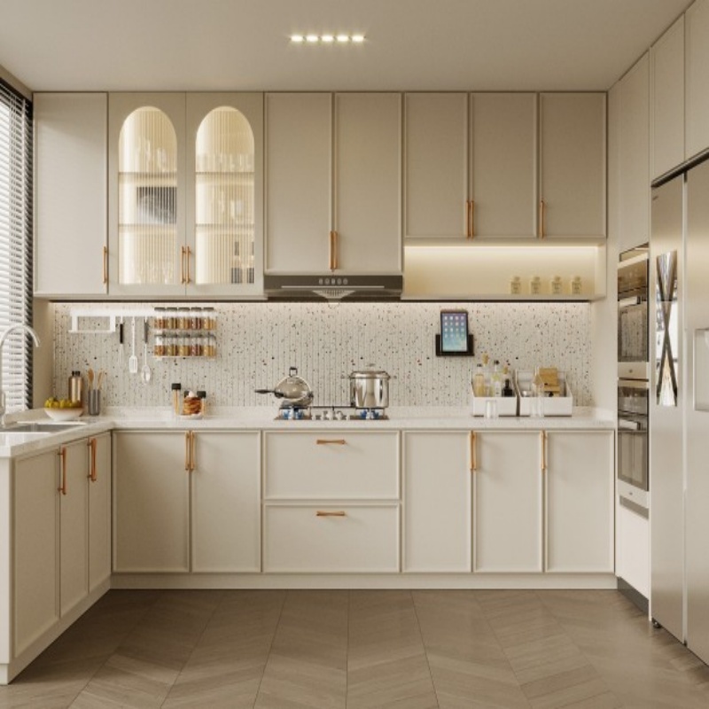 Armoire de garde-manger blanche