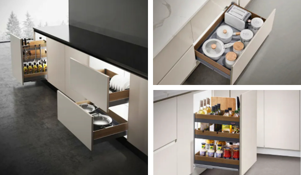 Mobili da cucina grigi