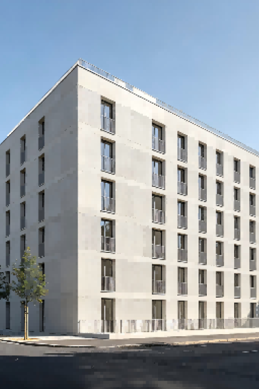 Diseño de hotel minimalista