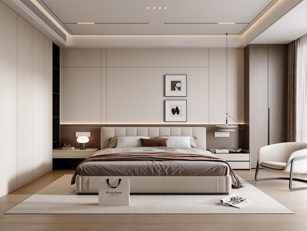 Armoire de chambre blanche