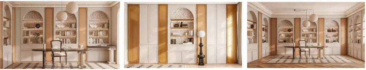 Progettazione della sala studio