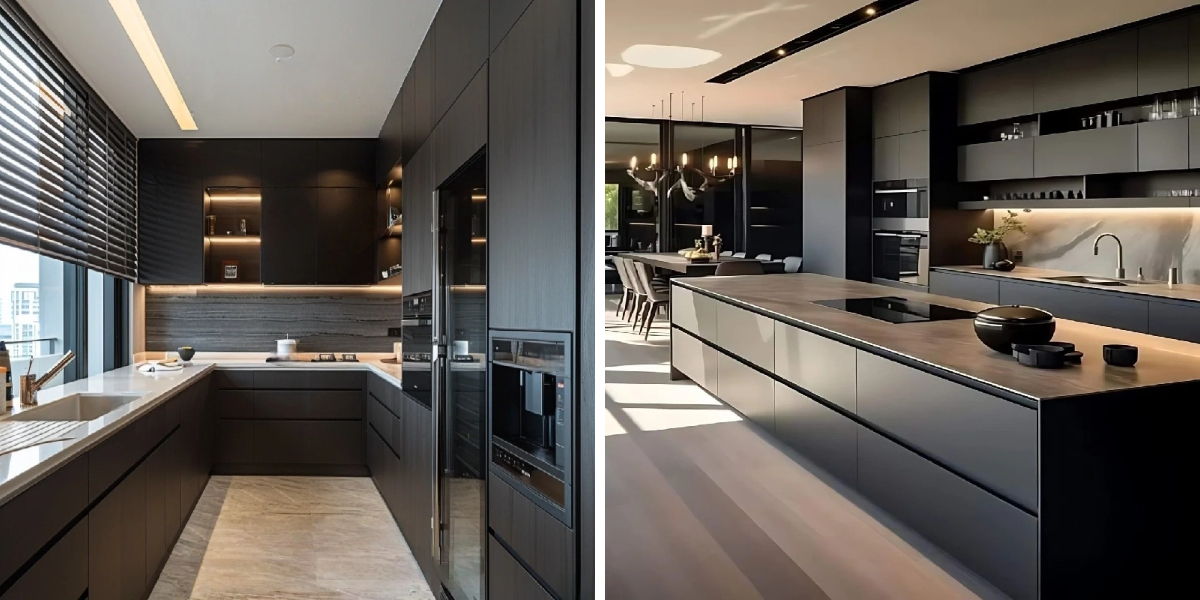 Produsen Kabinet Dapur Hitam Produsen Kabinet Dapur Hitam