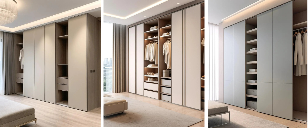 Diseño de guardarropa moderno