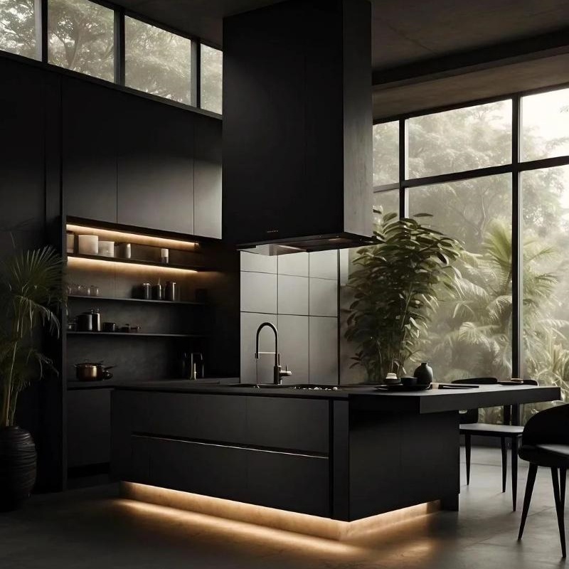 Black Modern Cabinet