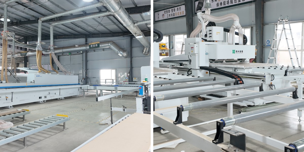 Lignes de production intelligentes avancées et fabrication automatisée pour les armoires sur mesure