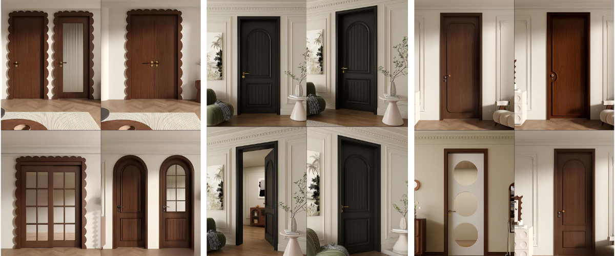 Portas interiores escuras Portas interiores escuras