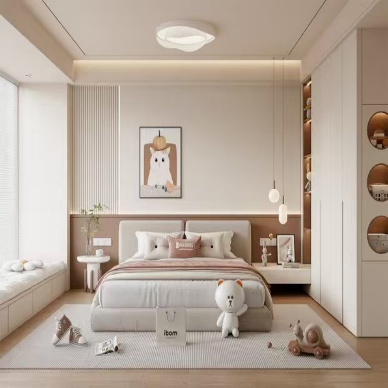 Gender-Neutral Creamy Kids Wardrobe