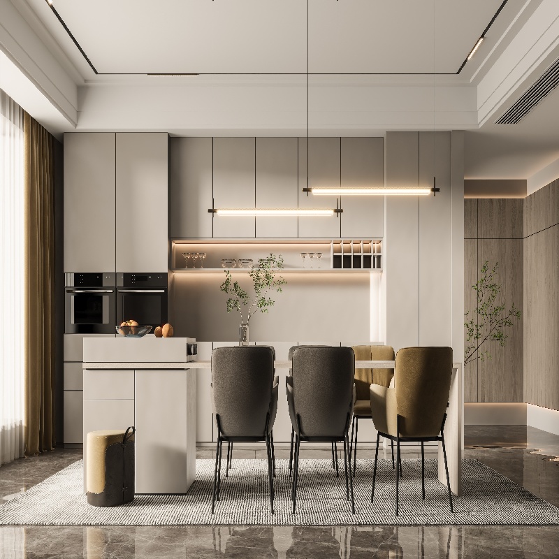 Armarios de cocina blancos mate