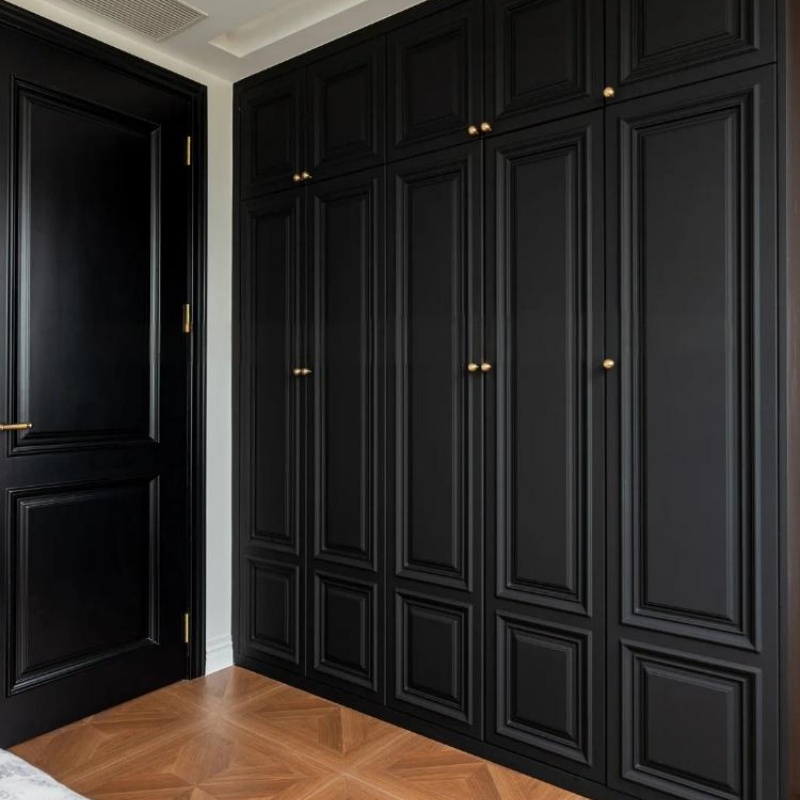 Black Modern Wardrobe