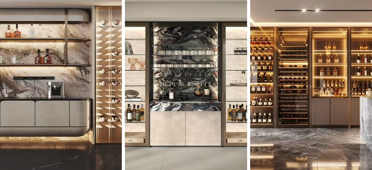 आधुनिक वाइन कैबिनेट