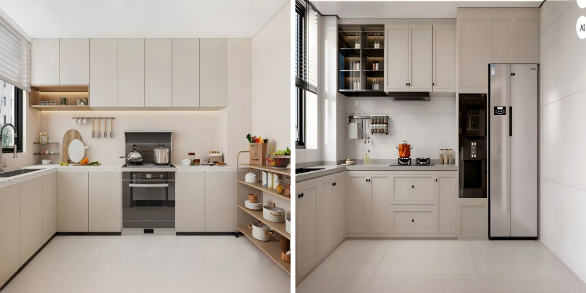 Almacenamiento de cocina personalizado