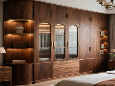 Lemari Pakaian Komersial Gaya Pertengahan Abad