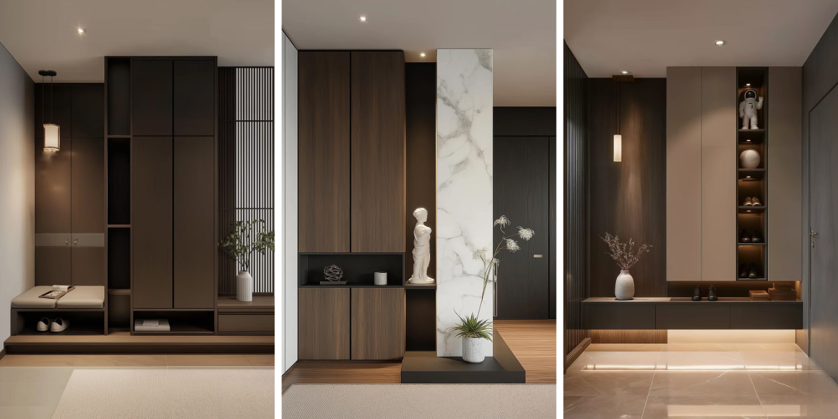 Armários de entrada