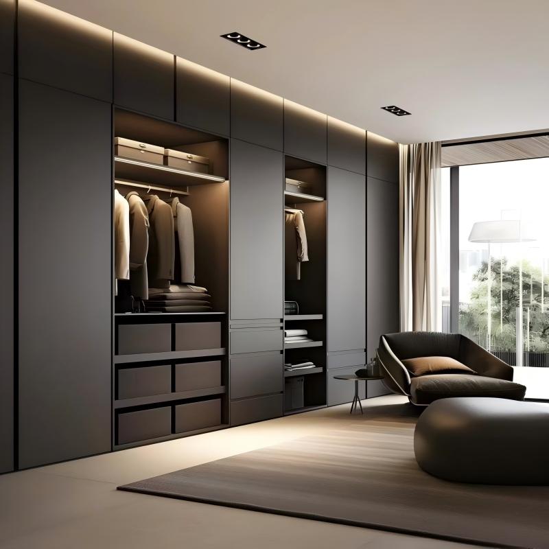 Черный шкаф Ikea