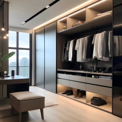 Dressing de luxe ouvert