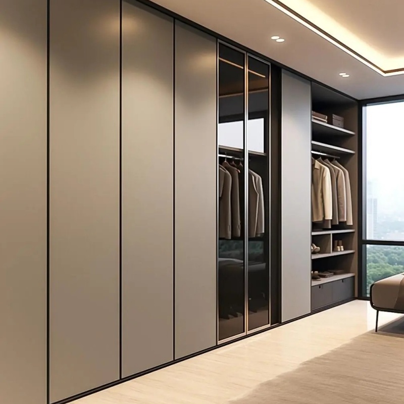 खुली लटकती अलमारी