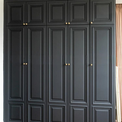 Black Modern Wardrobe