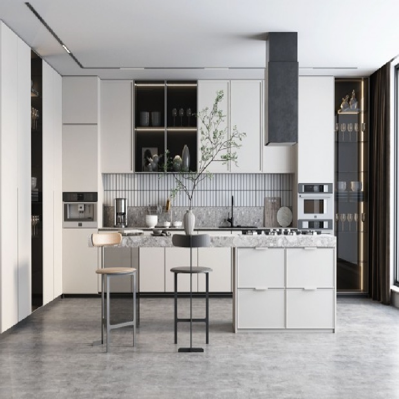 White Farmhouse Kitchen Cabinets