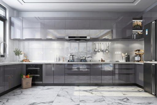 U-Shaped Kitchen Cabinets